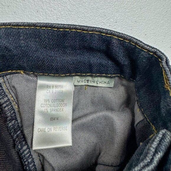 BCBG MAXAZRIA‎ Jeans Womens 28 Blue Denim May Fashion Slim Live Edge Hem 30"x29" - Picture 10 of 15